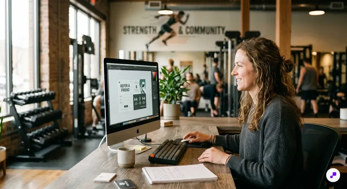 Editorial lifestyle image for how-to-set-up-referral-program-gyms-fitness-studios